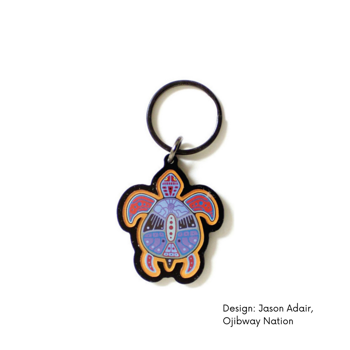 Key-chain with Contemporary Indigenous Artwork