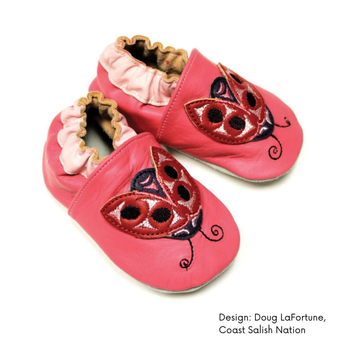 Baby Shoes w/ Contemporary Indigenous Artwork
