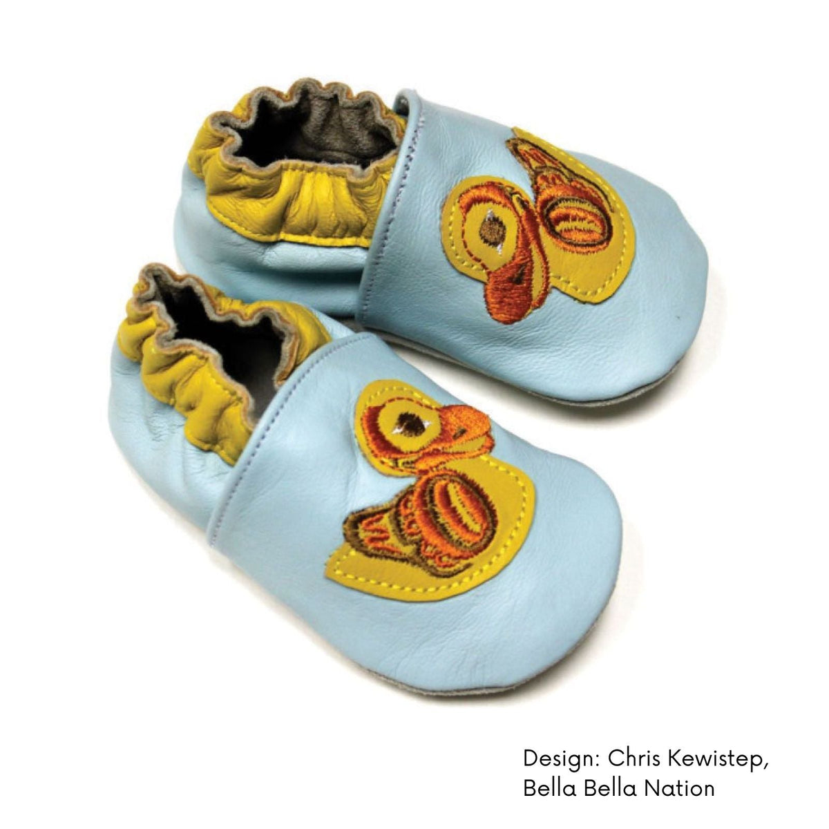 Baby Shoes w/ Contemporary Indigenous Artwork
