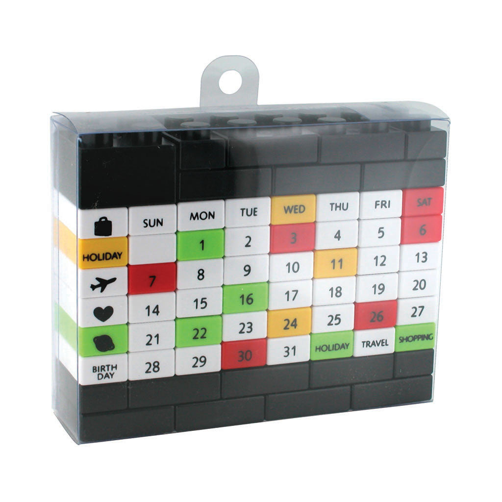 Made By Humans Perpetual Puzzle Calendar in clear box