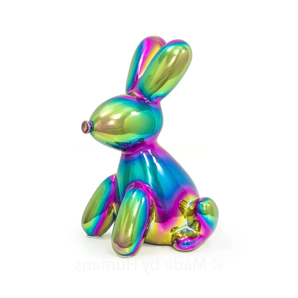 Bunny Balloon Money Bank w/ Personalization