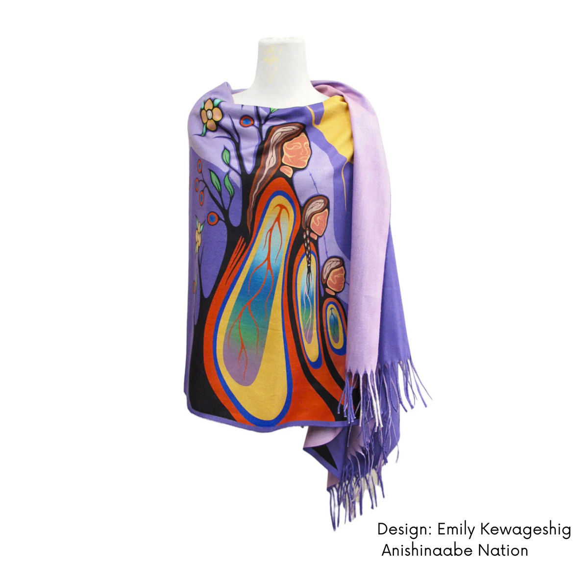 Eco Shawl w/ Contemporary Indigenous Design