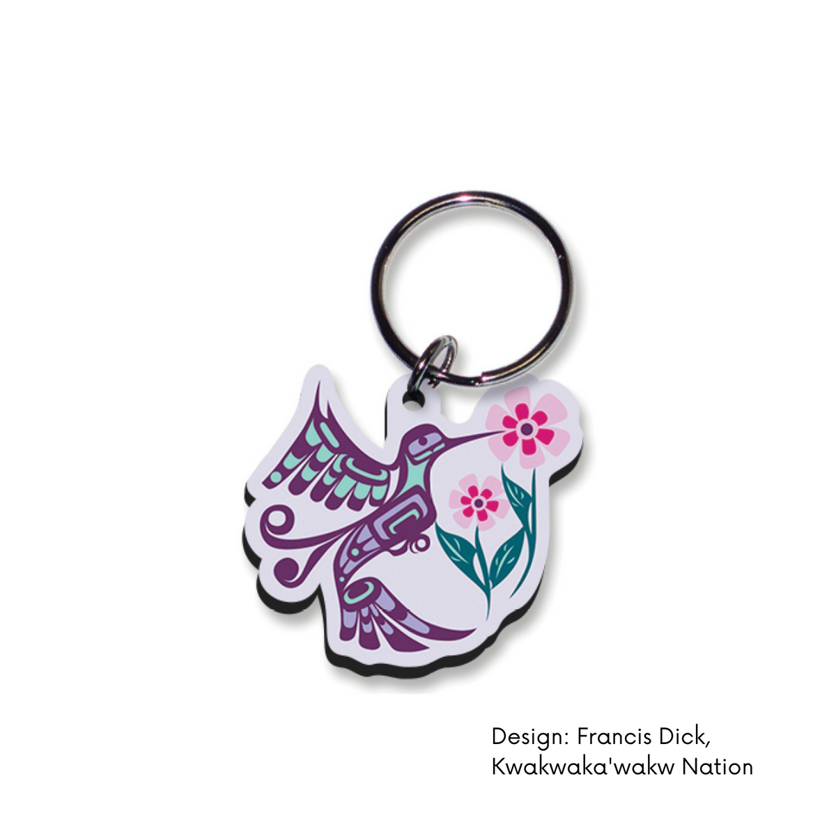 Key-chain with Contemporary Indigenous Artwork