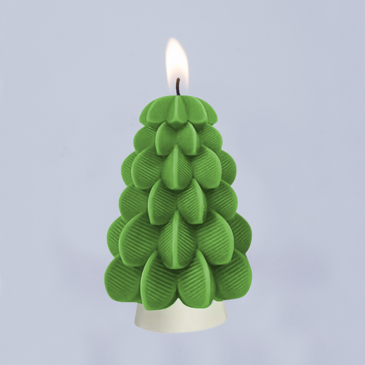 Contemporary Christmas Tree Candle - Short