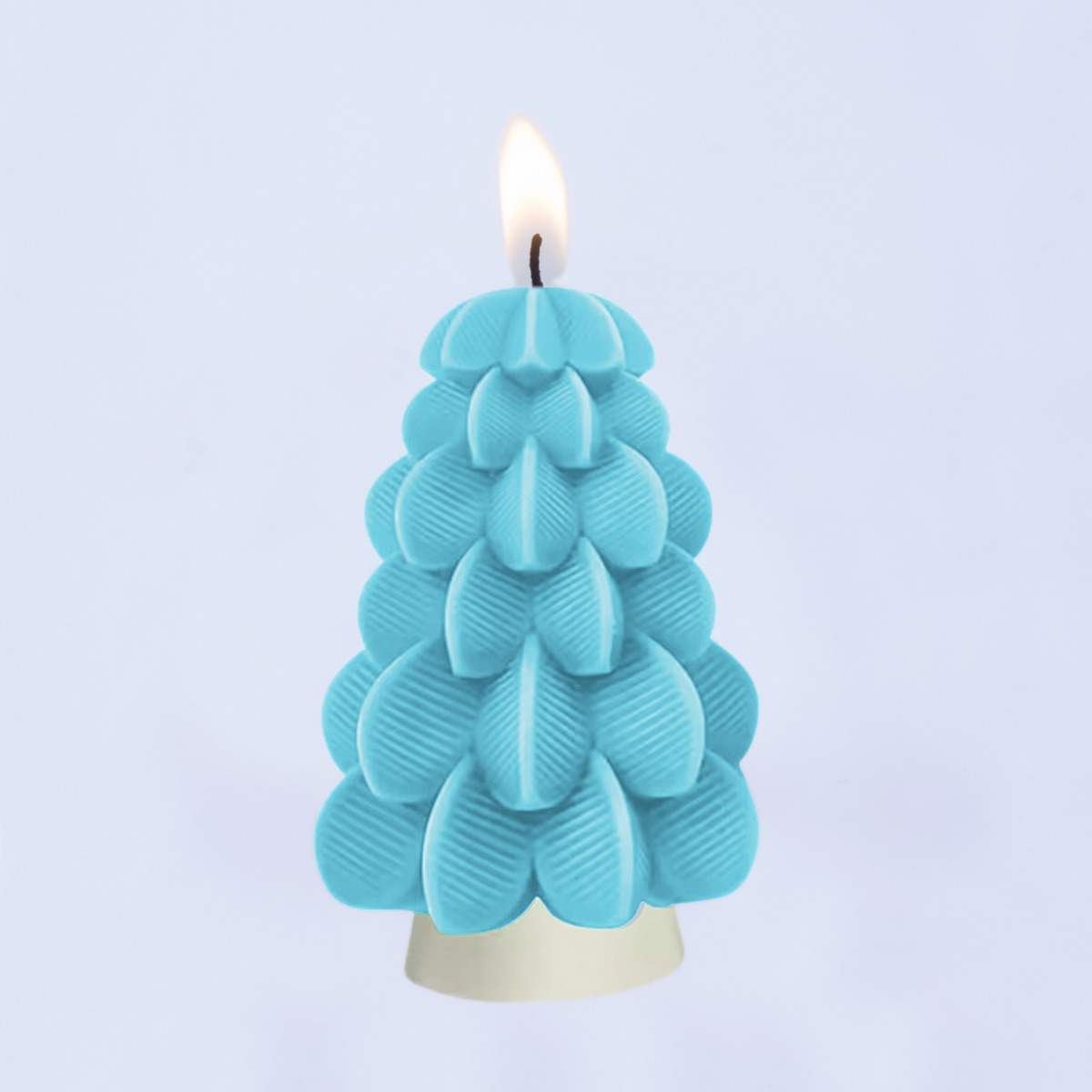 Contemporary Christmas Tree Candle - Short