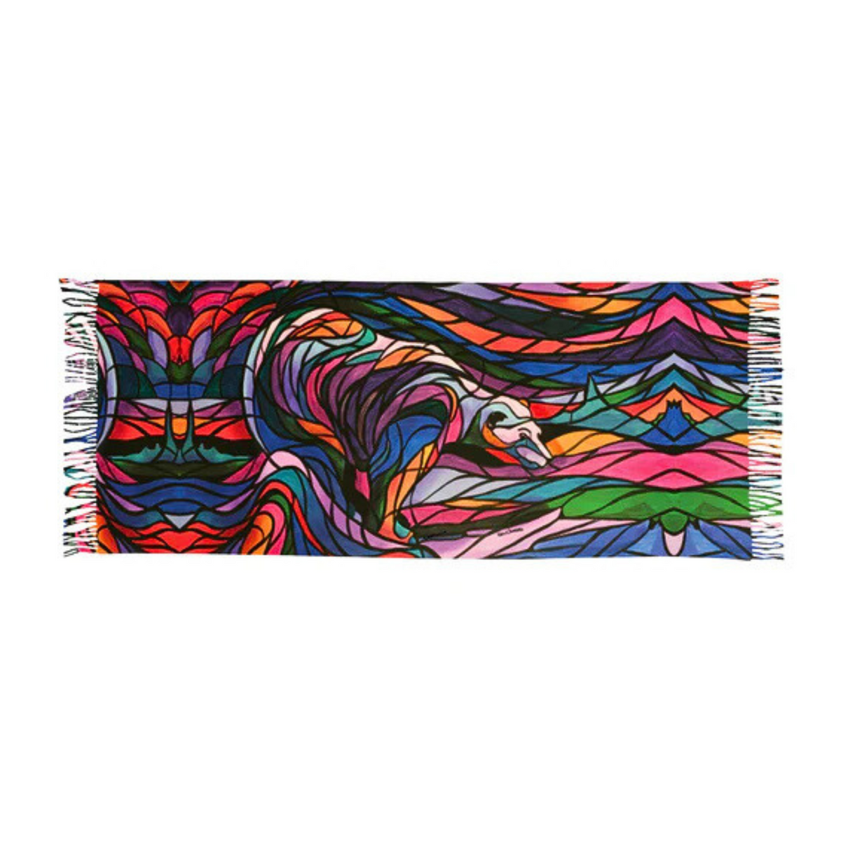 Eco Shawl w/ Contemporary Indigenous Design