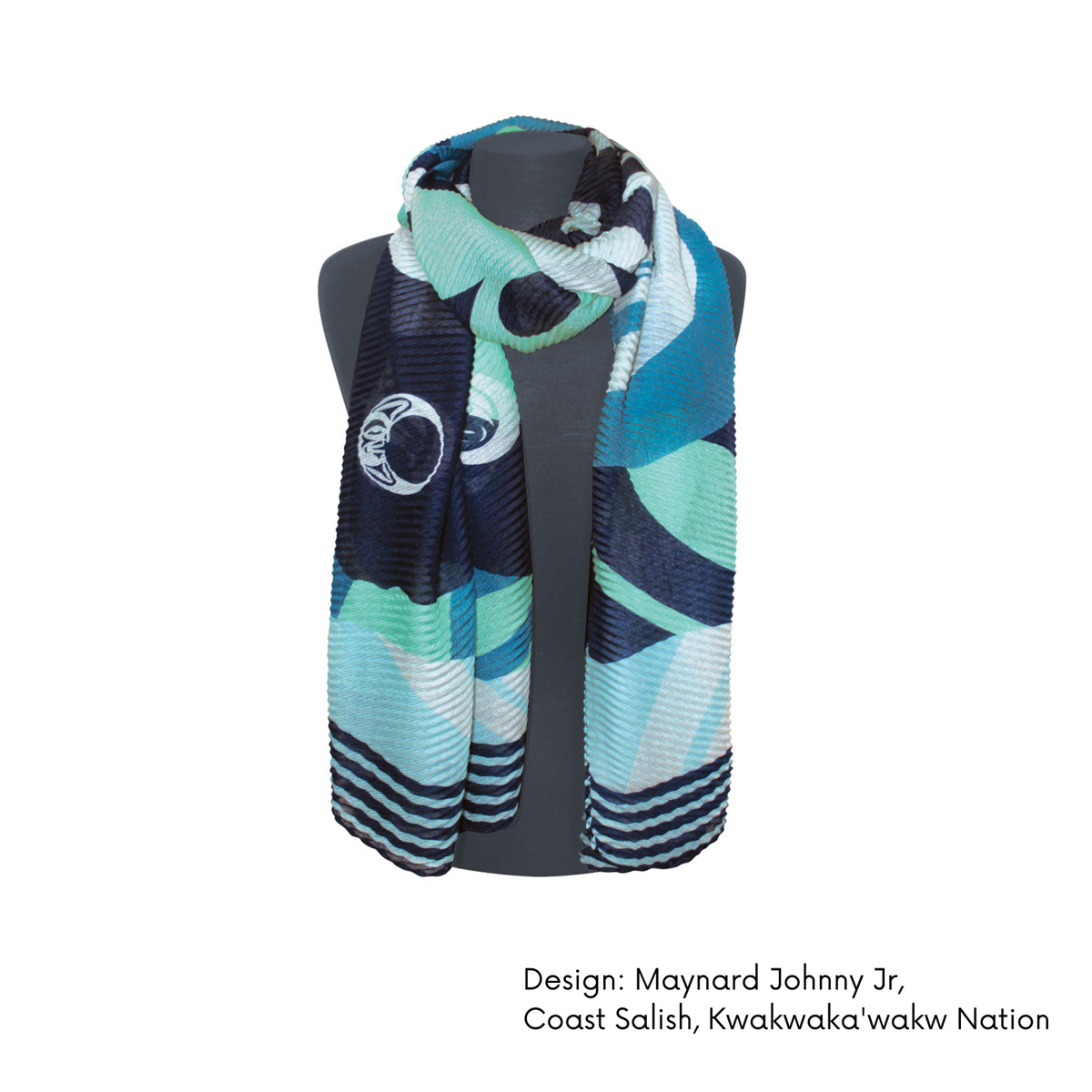 Eco Scarf w/ Contemporary Indigenous Design