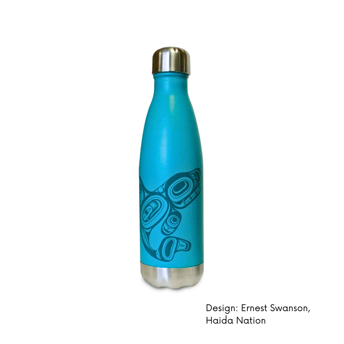 Insulated Bottle w/ Contemporary Indigenous Design (17 oz)