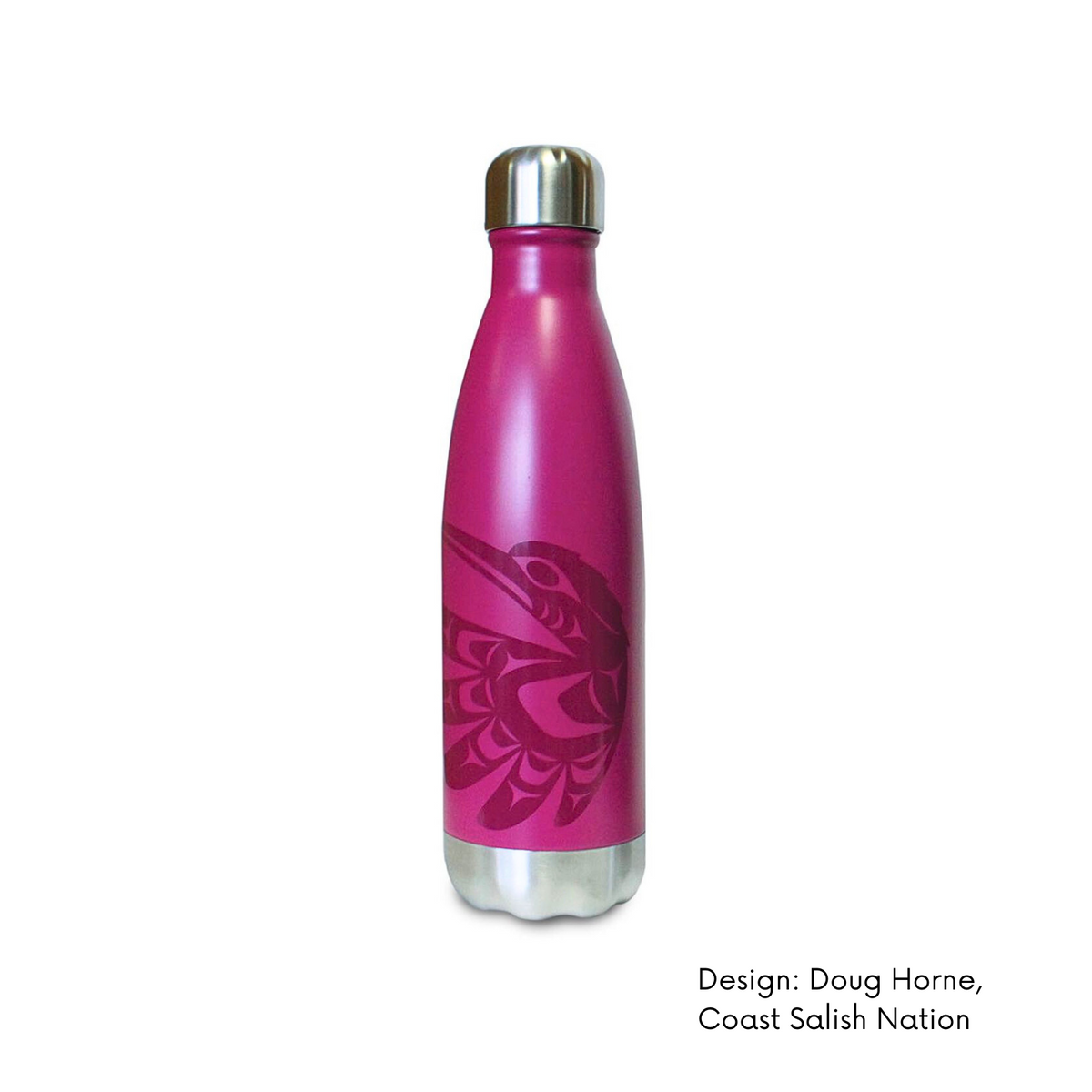 Insulated Bottle w/ Contemporary Indigenous Design (17 oz)