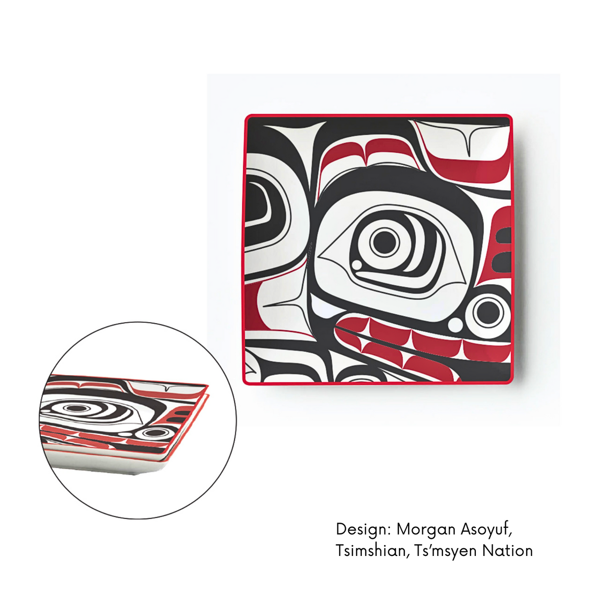 Serveware with Matriarch Bear Indigenous Design