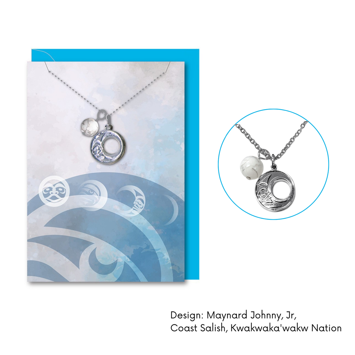 Healing Necklace w/Contemporary Indigenous Design