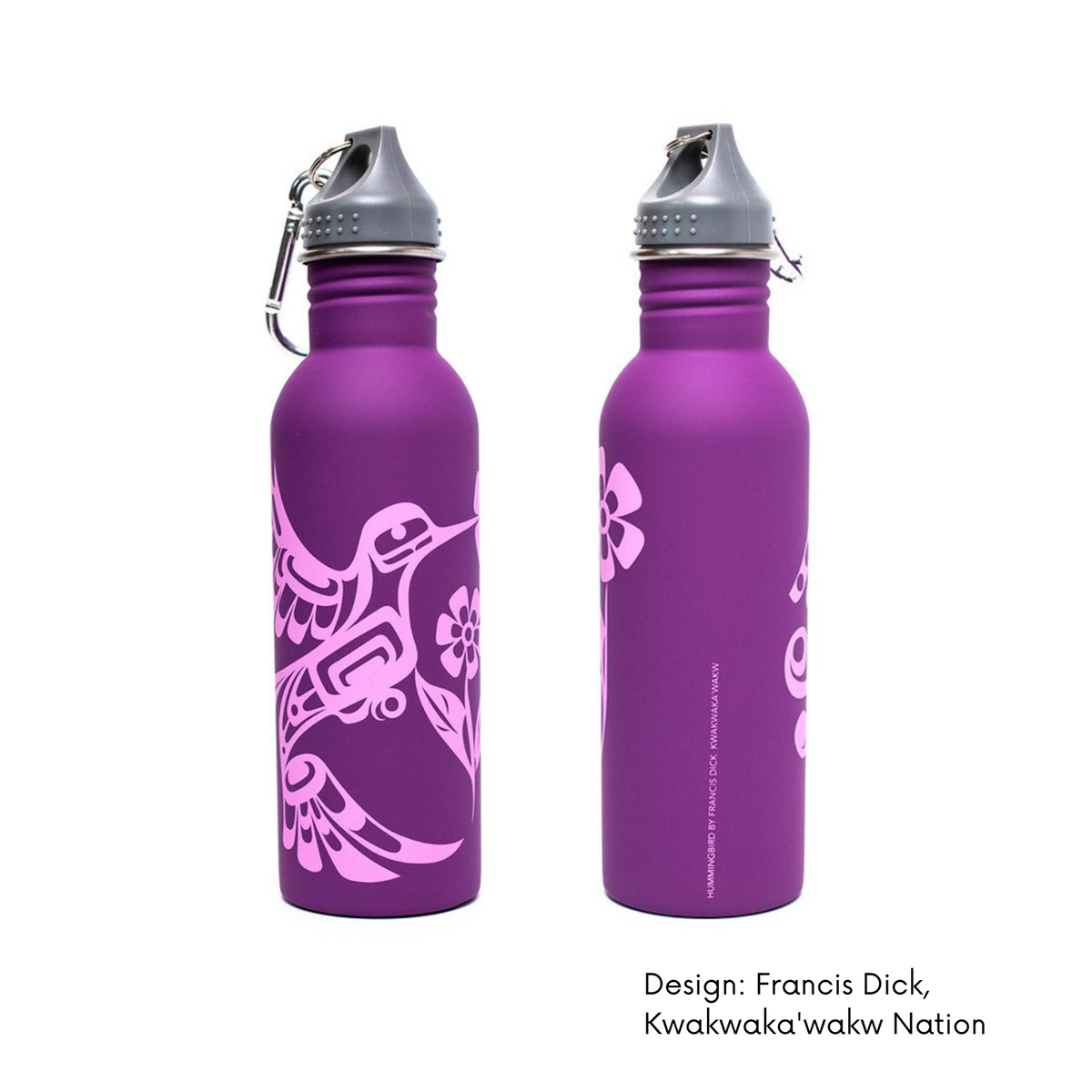Water Bottle w/ Contemporary Indigenous Design (25 oz)