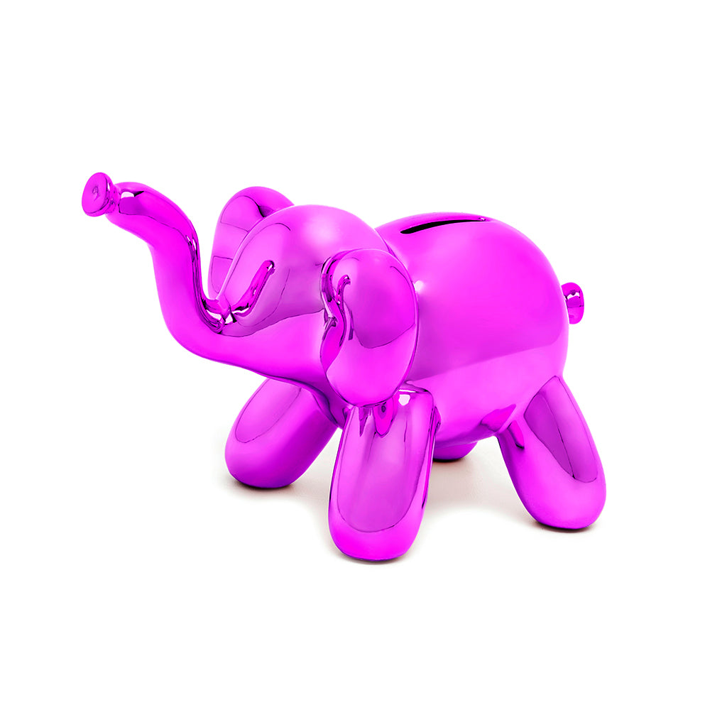 Made By Humans Balloon Money Bank Baby Elephant pink